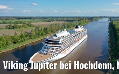 Viking Jupiter bei Hochdonn, Nord-Ostsee-Kanal 07.05.2019