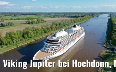 Viking Jupiter bei Hochdonn, Nord-Ostsee-Kanal 07.05.2019