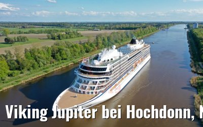 Viking Jupiter bei Hochdonn, Nord-Ostsee-Kanal 07.05.2019