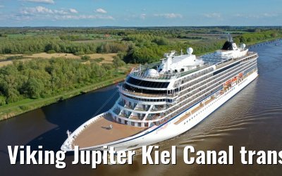 Viking Jupiter Kiel Canal transit 07.05.2019