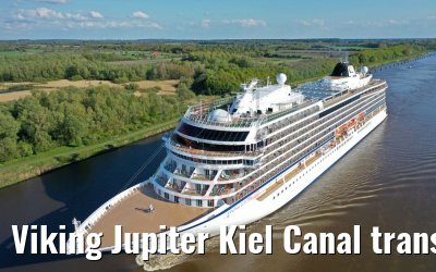Viking Jupiter Kiel Canal transit 07.05.2019