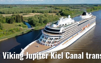 Viking Jupiter Kiel Canal transit 07.05.2019