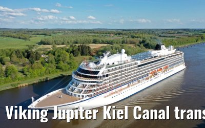 Viking Jupiter Kiel Canal transit 07.05.2019