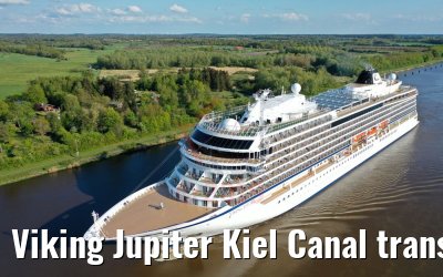 Viking Jupiter Kiel Canal transit 07.05.2019