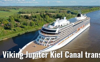 Viking Jupiter Kiel Canal transit 07.05.2019