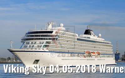 Viking Sky 04.05.2018 Warnemünde