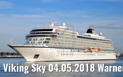 Viking Sky 04.05.2018 Warnemünde