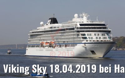 Viking Sky 18.04.2019 bei Hamburg