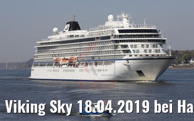 Viking Sky 18.04.2019 bei Hamburg