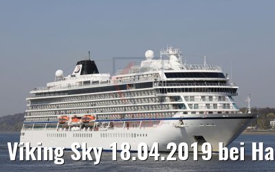 Viking Sky 18.04.2019 bei Hamburg