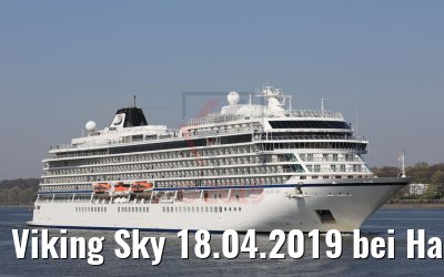 Viking Sky 18.04.2019 bei Hamburg
