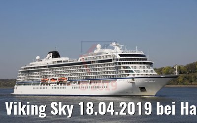 Viking Sky 18.04.2019 bei Hamburg