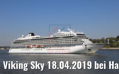 Viking Sky 18.04.2019 bei Hamburg
