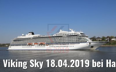 Viking Sky 18.04.2019 bei Hamburg