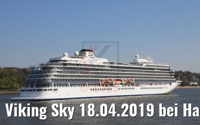 Viking Sky 18.04.2019 bei Hamburg