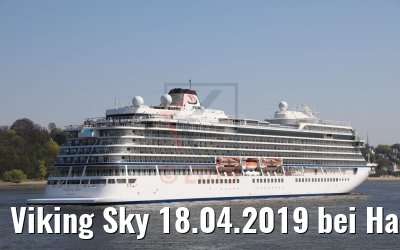 Viking Sky 18.04.2019 bei Hamburg