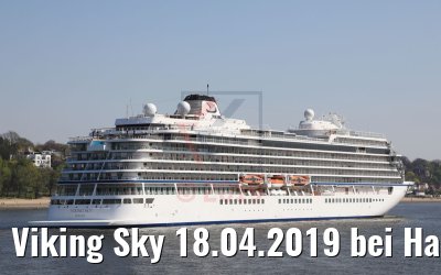 Viking Sky 18.04.2019 bei Hamburg