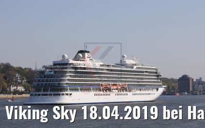 Viking Sky 18.04.2019 bei Hamburg