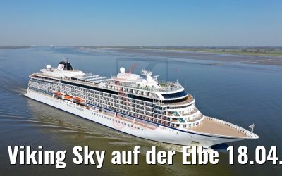 Viking Sky auf der Elbe 18.04.2019