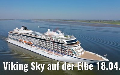 Viking Sky auf der Elbe 18.04.2019