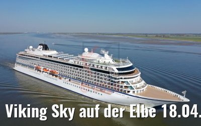 Viking Sky auf der Elbe 18.04.2019