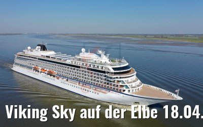 Viking Sky auf der Elbe 18.04.2019