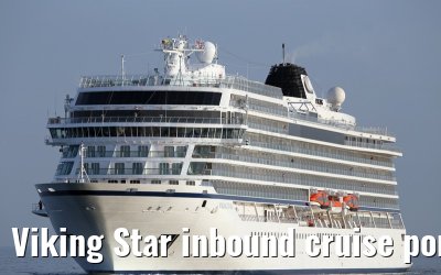 Viking Star inbound cruise port Warnemuende 05. July 2015