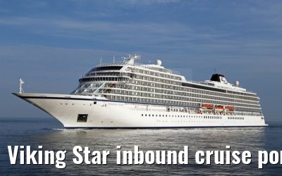 Viking Star inbound cruise port Warnemuende 05. July 2015
