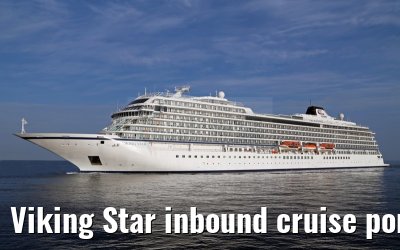 Viking Star inbound cruise port Warnemuende 05. July 2015