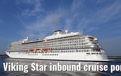 Viking Star inbound cruise port Warnemuende 05. July 2015