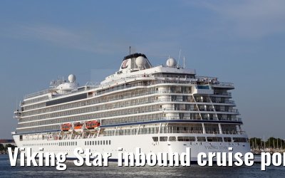 Viking Star inbound cruise port Warnemuende 05. July 2015