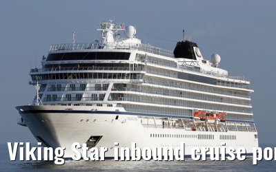 Viking Star inbound cruise port Warnemuende 05. July 2015
