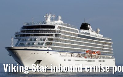 Viking Star inbound cruise port Warnemuende 05. July 2015