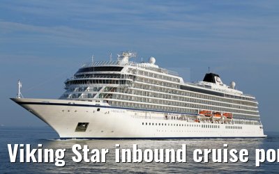 Viking Star inbound cruise port Warnemuende 05. July 2015