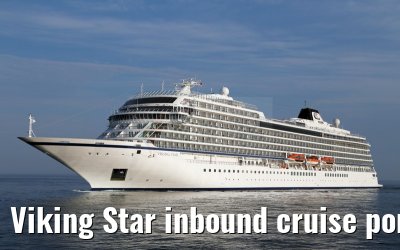 Viking Star inbound cruise port Warnemuende 05. July 2015