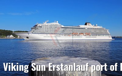 Viking Sun Erstanlauf port of Kiel 03.07.2018