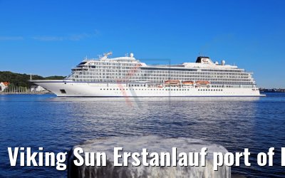Viking Sun Erstanlauf port of Kiel 03.07.2018