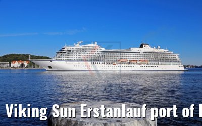 Viking Sun Erstanlauf port of Kiel 03.07.2018