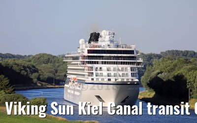 Viking Sun Kiel Canal transit 03.07.2018