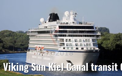 Viking Sun Kiel Canal transit 03.07.2018
