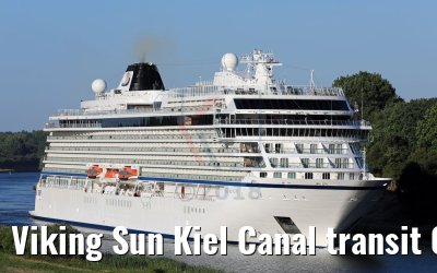 Viking Sun Kiel Canal transit 03.07.2018