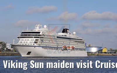 Viking Sun maiden visit Cruise Terminal Hafen City 04.07.2018