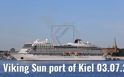 Viking Sun port of Kiel 03.07.2018
