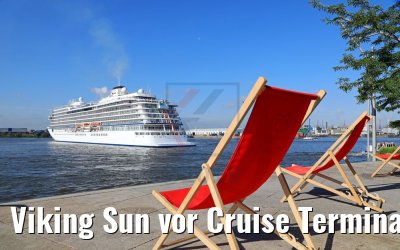 Viking Sun vor Cruise Terminal Hafen City 04.07.2018