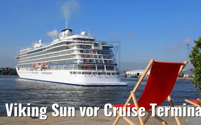 Viking Sun vor Cruise Terminal Hafen City 04.07.2018