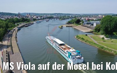 MS Viola auf der Mosel bei Koblenz 04.06.2019