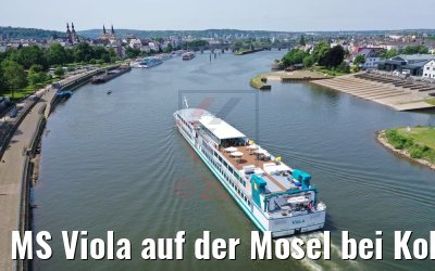 MS Viola auf der Mosel bei Koblenz 04.06.2019