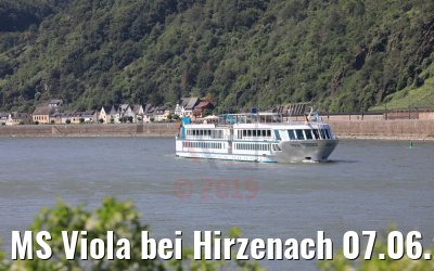 MS Viola bei Hirzenach 07.06.2019