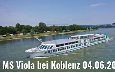 MS Viola bei Koblenz 04.06.2019