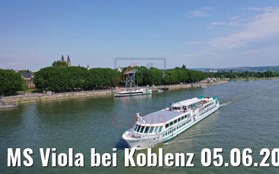 MS Viola bei Koblenz 05.06.2019